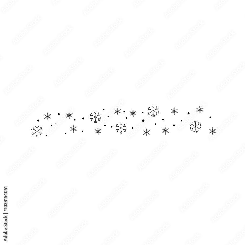 snowflake border snowflake border