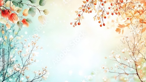 A gentle Thanksgiving background featuring a smooth gradient of muted greens and browns, evoking the spirit of autumn, ideal for holiday card designs.