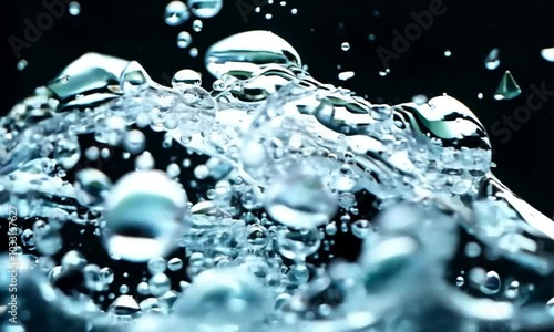 Wallpaper Mural drops of water on a glass Torontodigital.ca