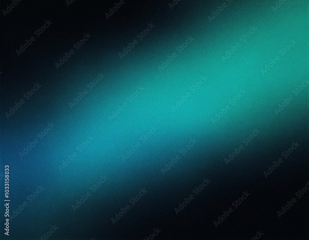 Obraz premium Textured background in dark teal and black with a dramatic spotlight effect