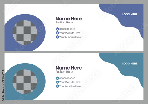  Email signature template