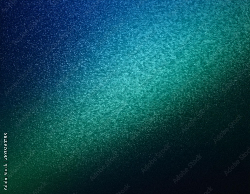 Obraz premium Textured background in dark teal and black with a dramatic spotlight effect