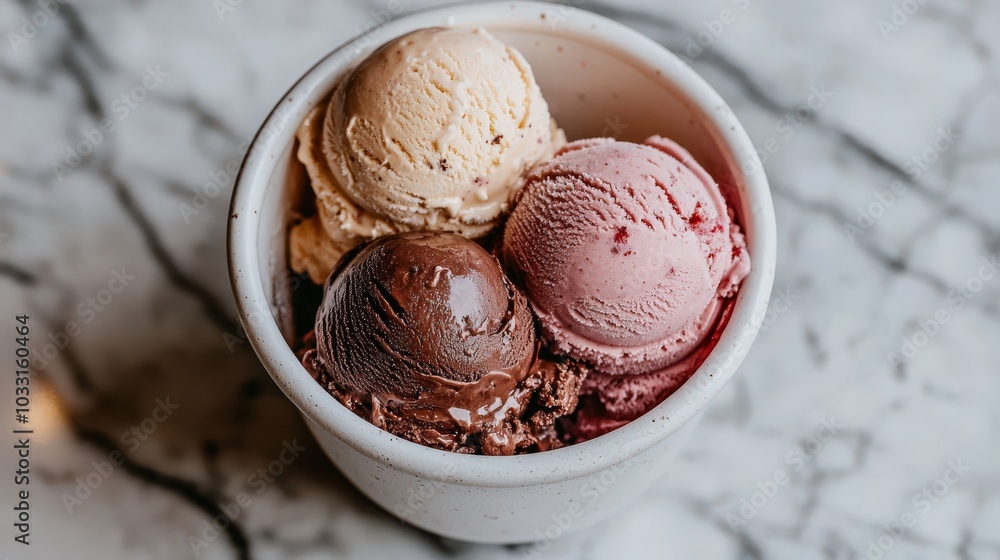 Stunning Anime Style Ice Cream Dessert Image Stunning Anime Style Ice Cream Dessert Image