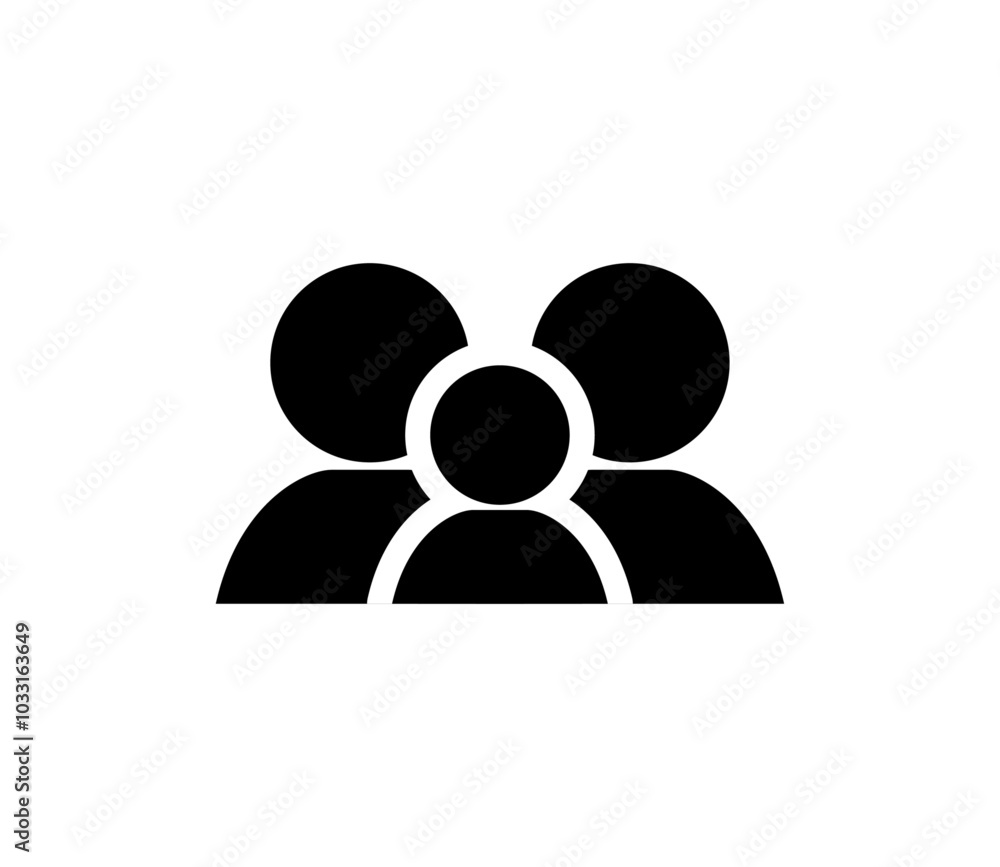 シンプルな人のアイコン 家族
シンプルな人のアイコン 家族