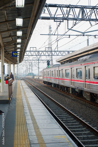 train station in the city