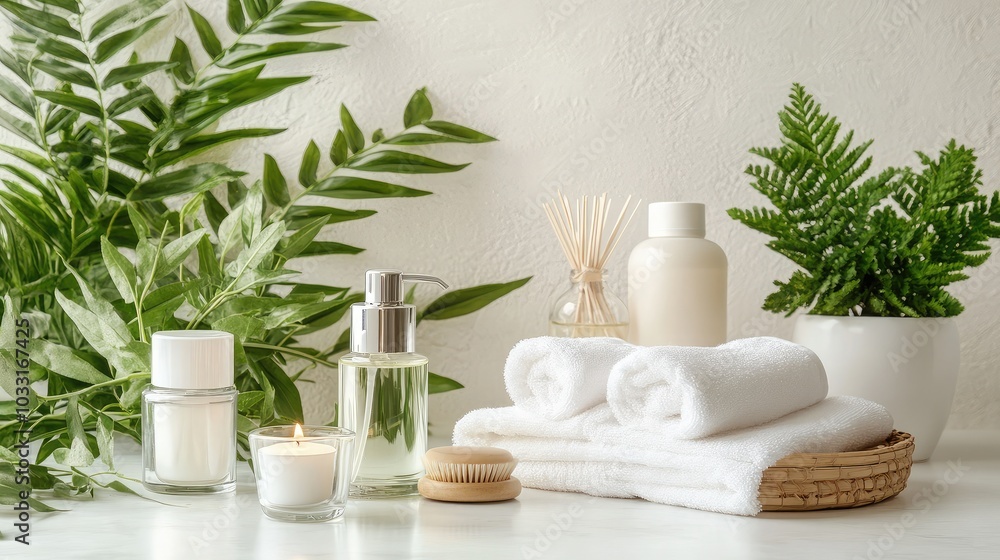 Spa Essentials with Natural Elements and Relaxing Vibes Spa Essentials with Natural Elements and Relaxing Vibes