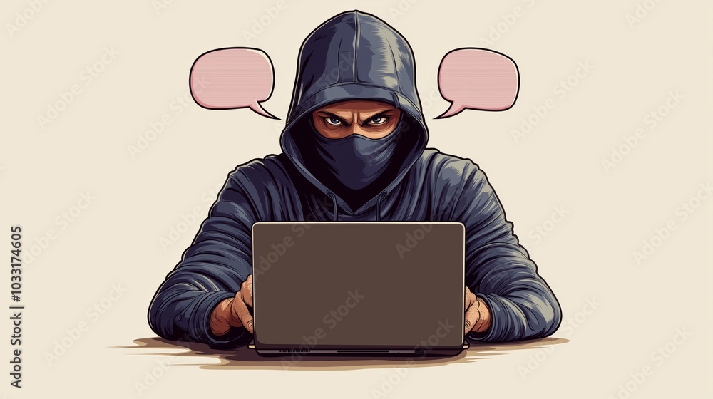 Cyber ninja at work Cyber ninja at work