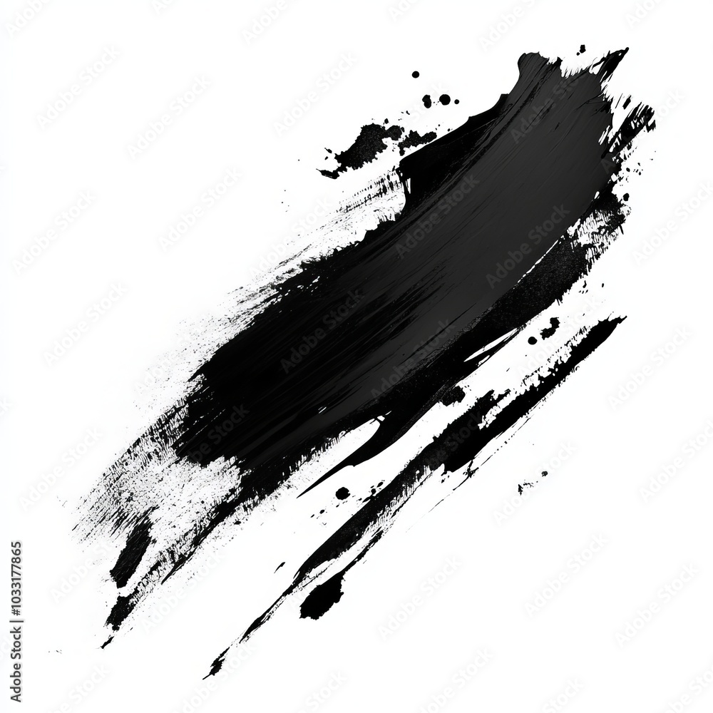 Abstract black in splash paint brush strokes Abstract black in splash paint brush strokes