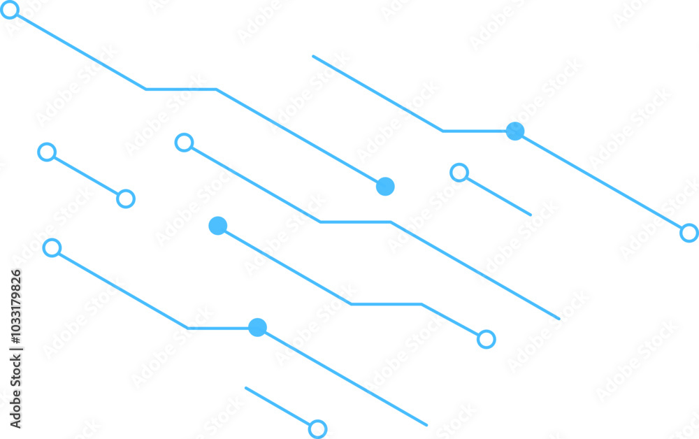 Fototapeta premium Cyber Technology Corner