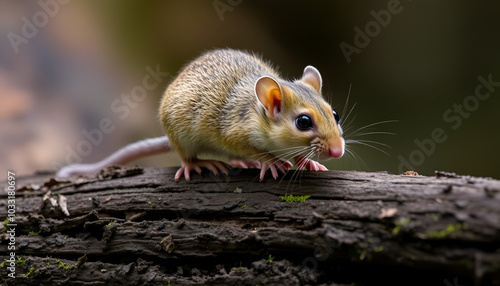 jumping Wood mouse // springende Waldmaus (Apodemus sylvaticus) photo