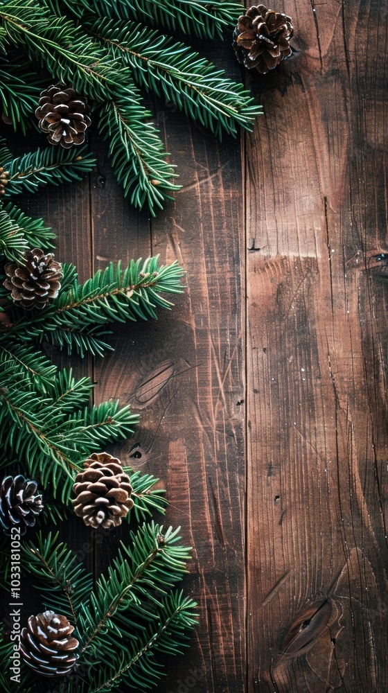 Christmas tree branch christmas wood decoration. Christmas tree branch christmas wood decoration.