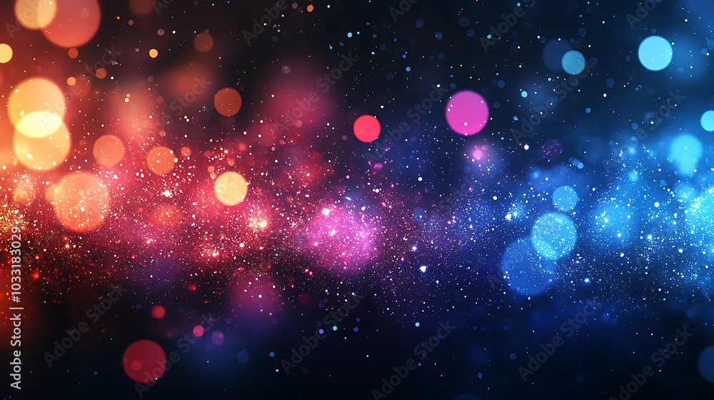Vibrant Bokeh Abstract Background for Creative Use Vibrant Bokeh Abstract Background for Creative Use