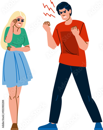 intimacy relationship stress vector. jealousy commitment, boundaries expectations, resentment misunderstanding intimacy relationship stress character. people flat cartoon illustration