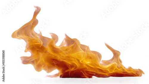 Wallpaper Mural fire and flames isolated on  white or transparent BACKGROUND,AND WHITE BG, Torontodigital.ca