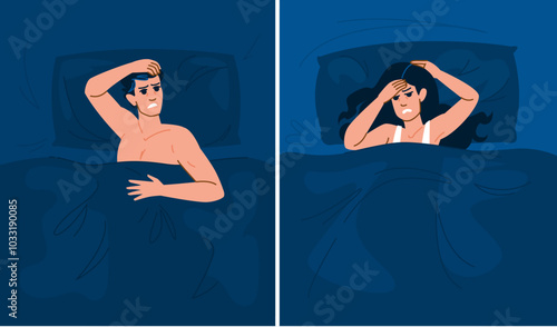 relaxation stress insomnia vector. sleep mindfulness, meditation tension, restlessness cortisol relaxation stress insomnia character. people flat cartoon illustration