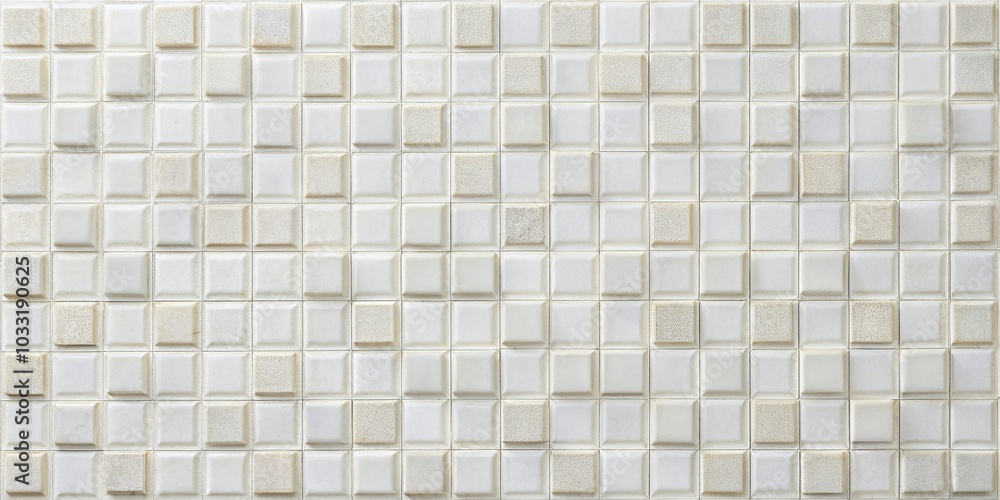 White Rectangle Mosaic with Copy Space for Creative Designs and Backgrounds White Rectangle Mosaic with Copy Space for Creative Designs and Backgrounds
