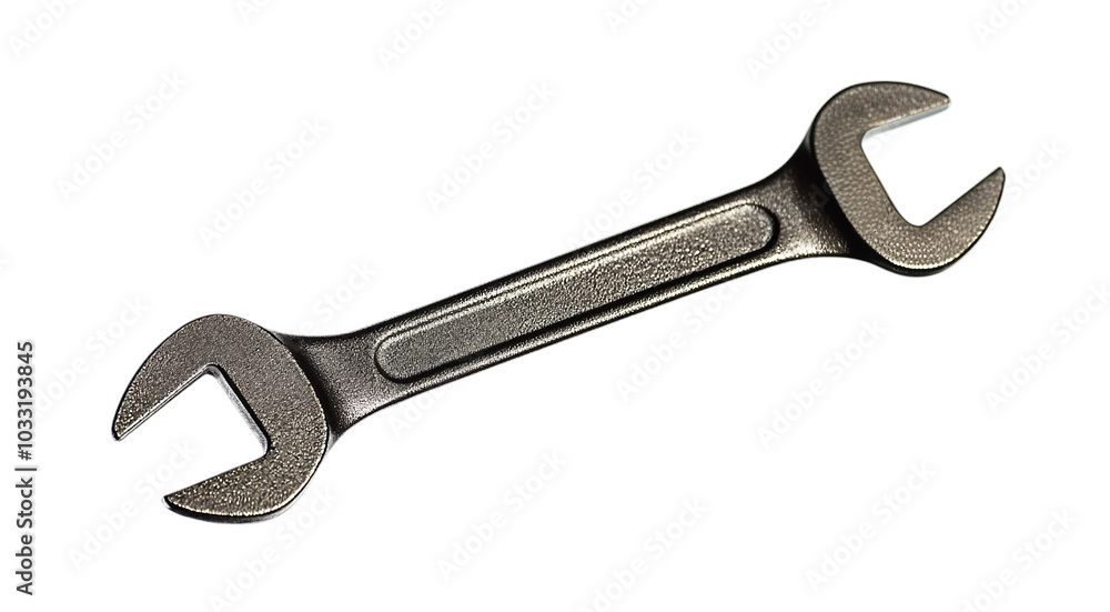 Single Wrench with both open end Isolated on Transparent Background Single Wrench with both open end Isolated on Transparent Background