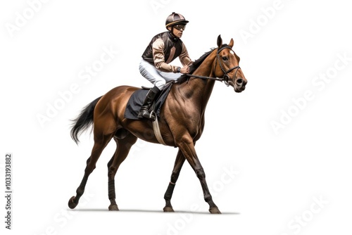 Horse racing jockey horse mammal animal.