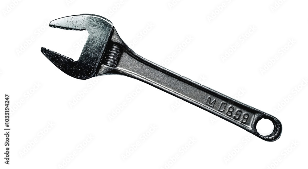 Adjustable Wrench Isolated on Transparent Background Adjustable Wrench Isolated on Transparent Background