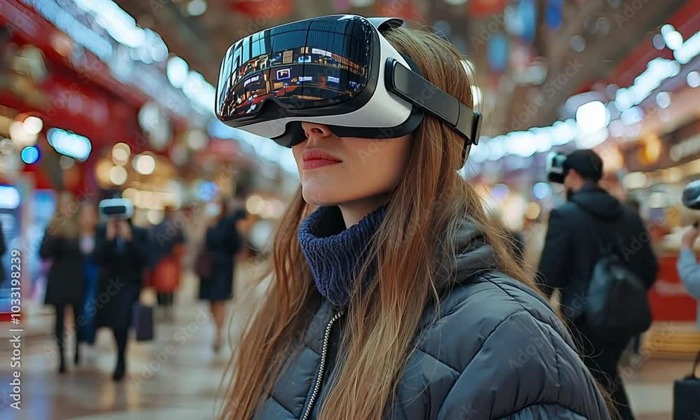 Virtual reality headset technology outdoor experience Virtual reality headset technology outdoor experience