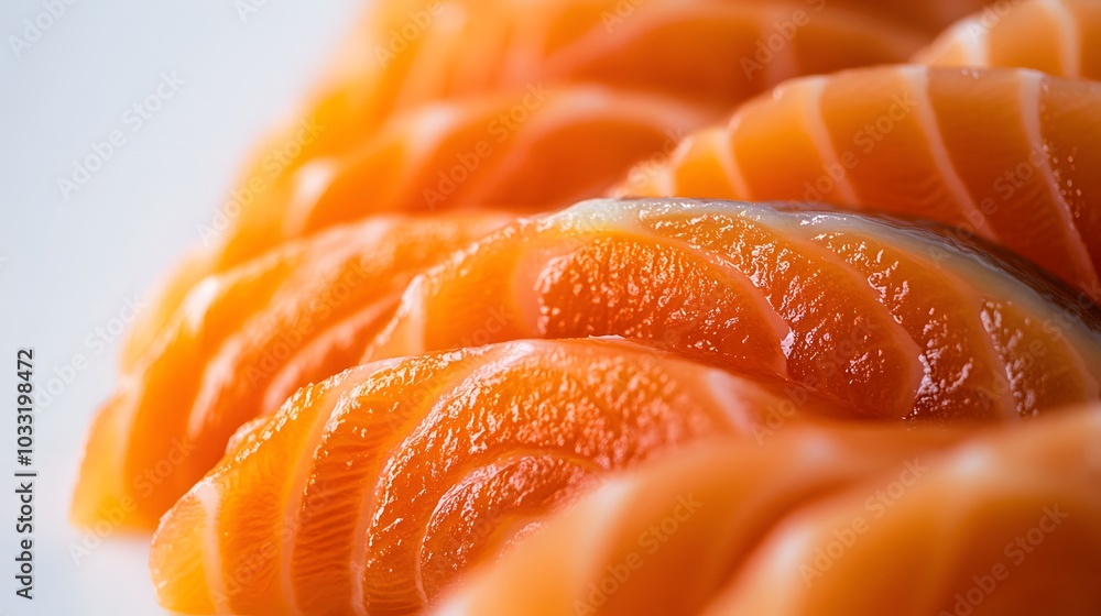 Salmon raw sashimi isolated on white background. Salmon raw sashimi isolated on white background.