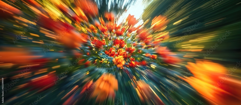 Abstract Flower Burst Abstract Flower Burst