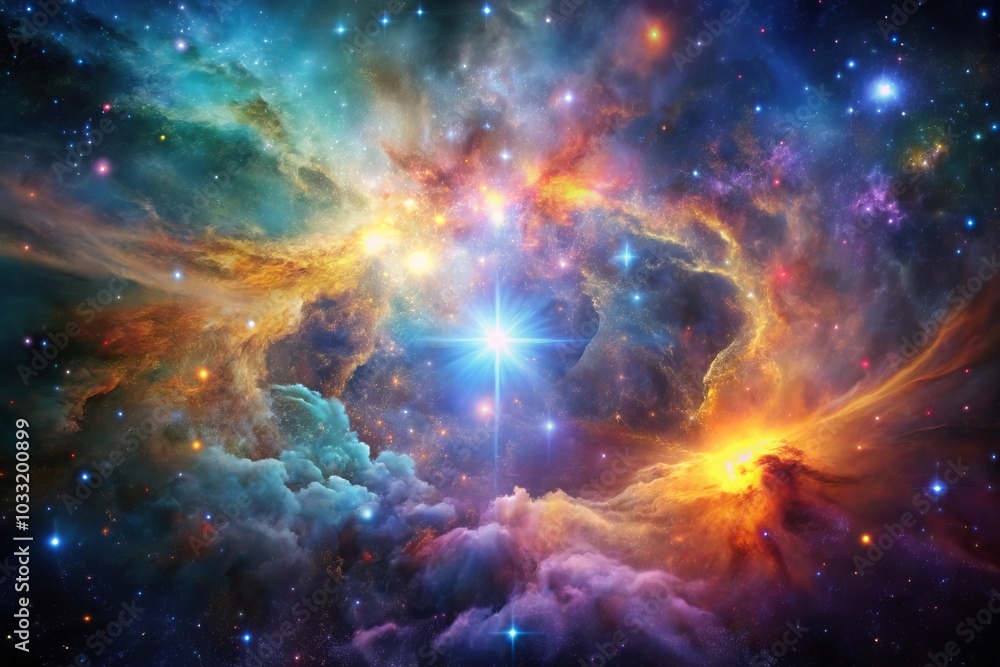 Colorful space galaxy cloud nebula Colorful space galaxy cloud nebula
