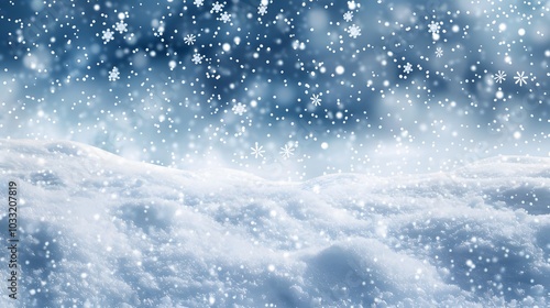 Snow. Realistic snow overlay background. Snowfall, snowflakes in different shapes and forms