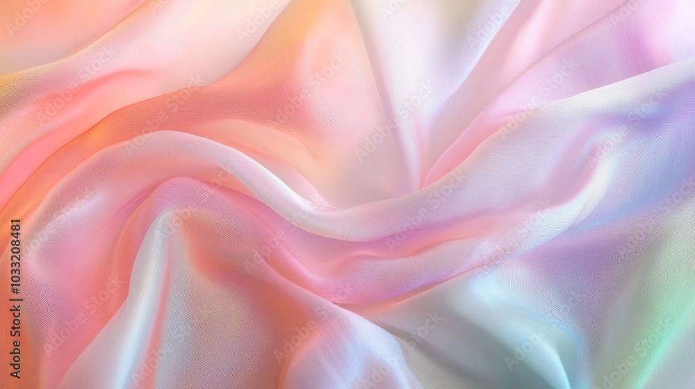 Colorful silk fabric with soft folds, abstract background. Elegant textile texture concept Colorful silk fabric with soft folds, abstract background. Elegant textile texture concept