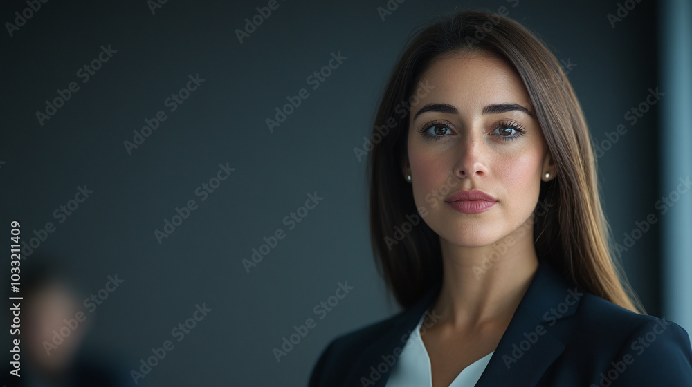 Portrait of a Confident Businesswoman in a Suit Portrait of a Confident Businesswoman in a Suit