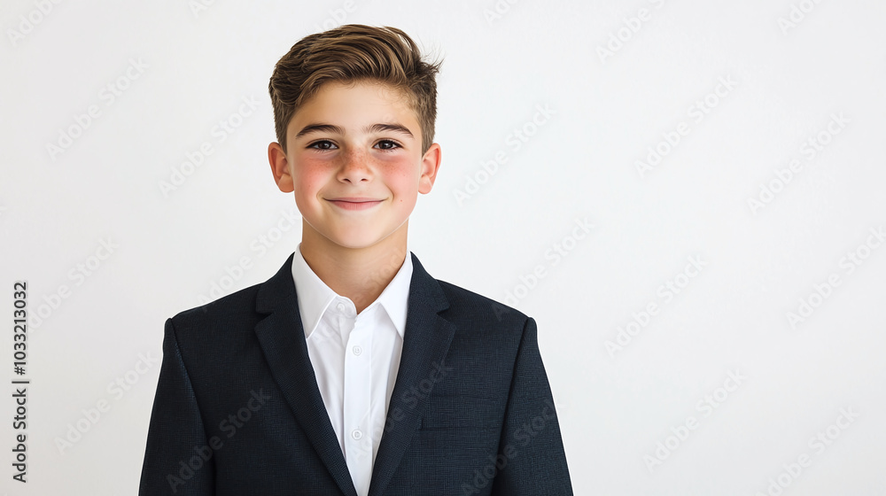Portrait of a Young Boy in a Suit Portrait of a Young Boy in a Suit