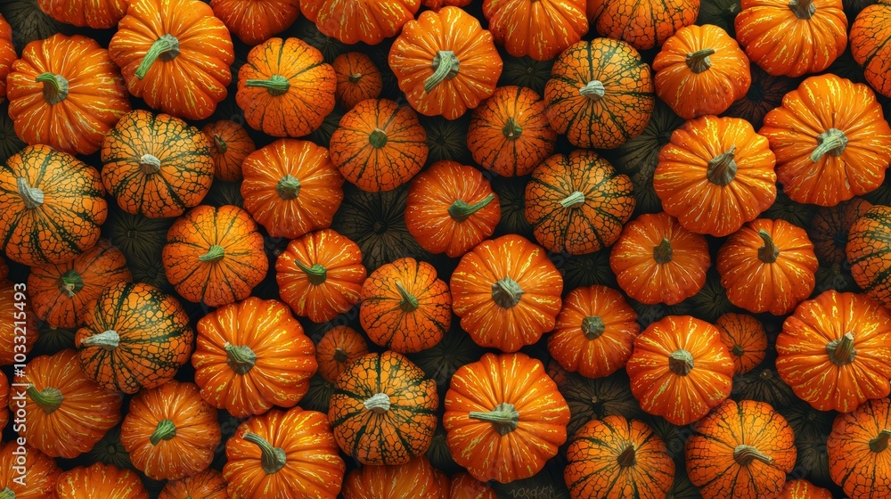 A close-up of tiny pumpkins A close-up of tiny pumpkins