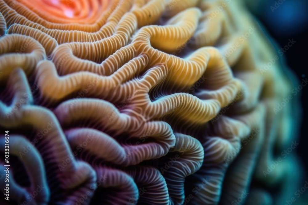 Close-up of coral texture Close-up of coral texture