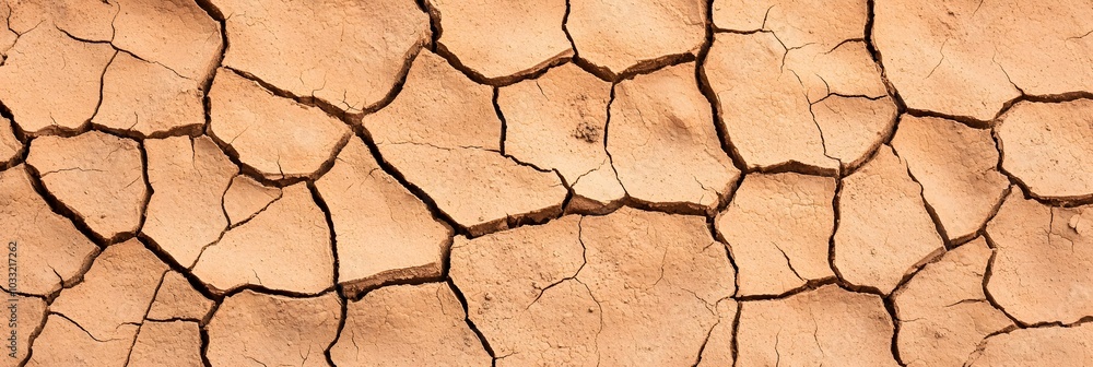 Scorched and Cracked Earth Showcasing the Devastating Effects of Drought and Climate Crisis Dry barren landscape with a pattern of deep cracks in the parched desiccated soil Scorched and Cracked Earth Showcasing the Devastating Effects of Drought and Climate Crisis Dry barren landscape with a pattern of deep cracks in the parched desiccated soil