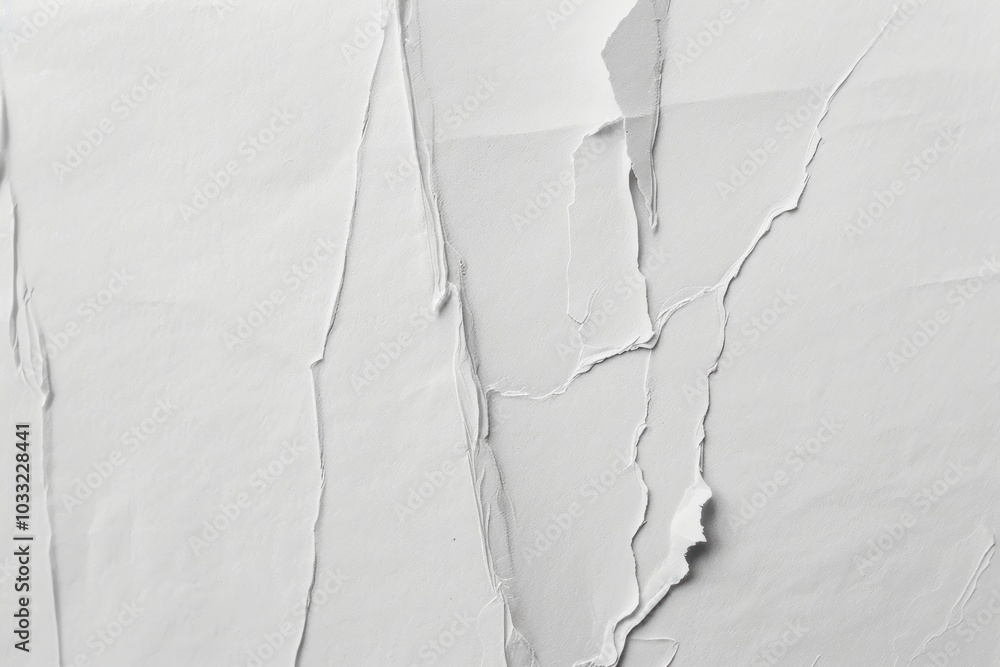 Textured torn white paper background Textured torn white paper background