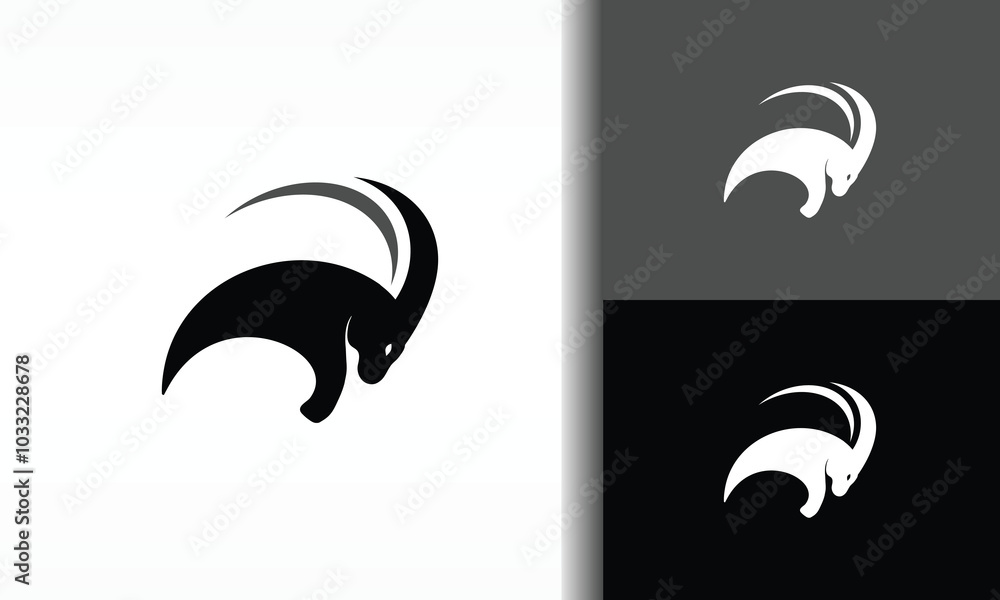 simple mountain goat logo simple mountain goat logo