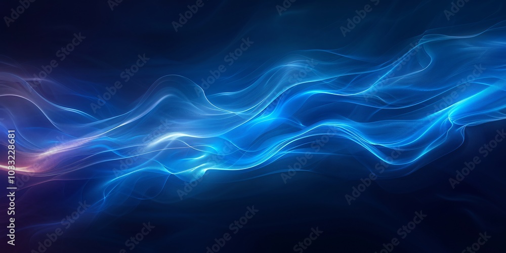 Abstract Fluid Blue Lines Creating a Dynamic Mountain Landscape for Commercial Use. Abstract Fluid Blue Lines Creating a Dynamic Mountain Landscape for Commercial Use.