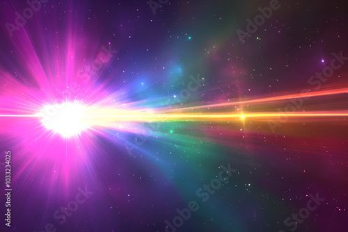 Rainbow Lens Flare Effect backgrounds graphics purple