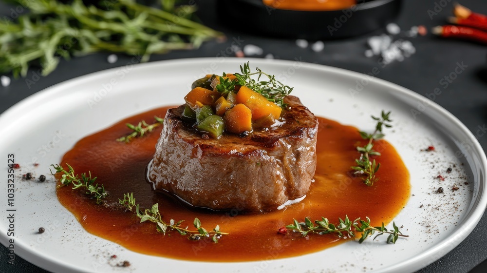 Delicious Ossobuco Dish Close Up Delicious Ossobuco Dish Close Up