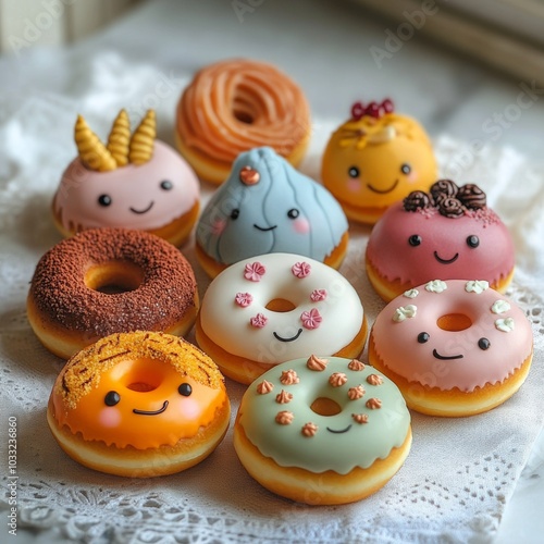 Cute and Colorful Sweet Treats with Personality