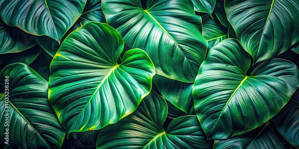 abstract background of tropical leaves abstract background of tropical leaves
