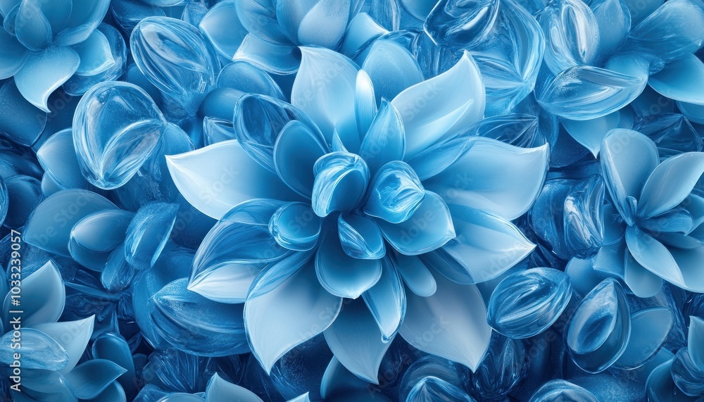 Abstract Blue Floral Pattern, Delicate and Intricate, Close-Up Macro Photography, Soft Light, Nature Texture, Background, Wallpaper, Design Element Abstract Blue Floral Pattern, Delicate and Intricate, Close-Up Macro Photography, Soft Light, Nature Texture, Background, Wallpaper, Design Element