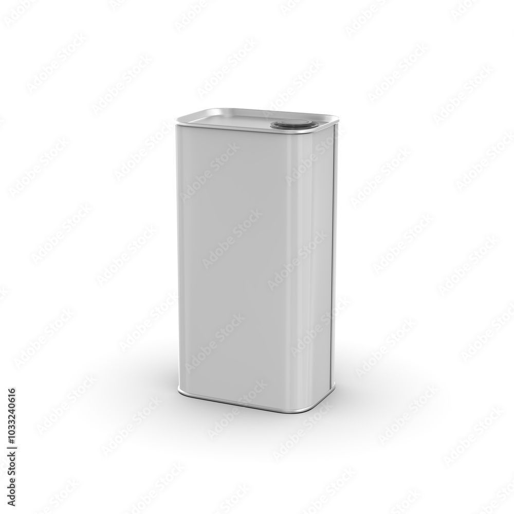 tin for mockup with a white background tin for mockup with a white background