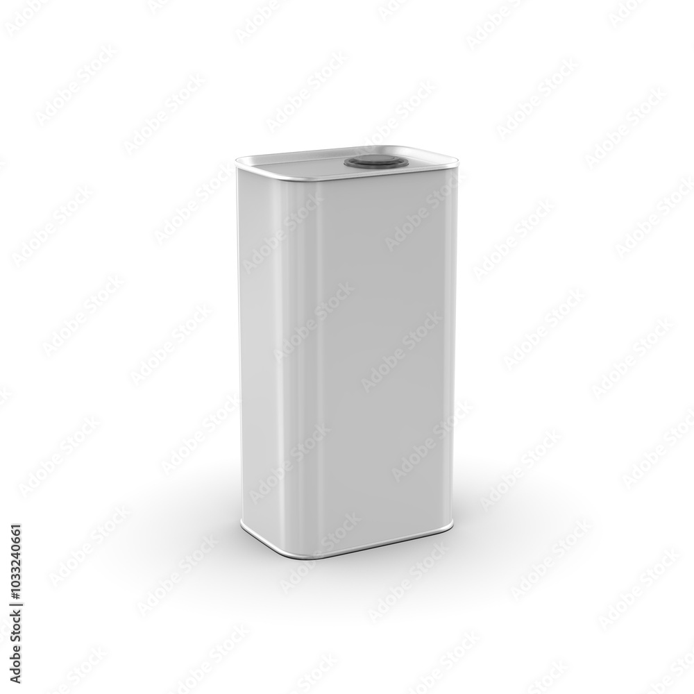 tin for mockup with a white background tin for mockup with a white background