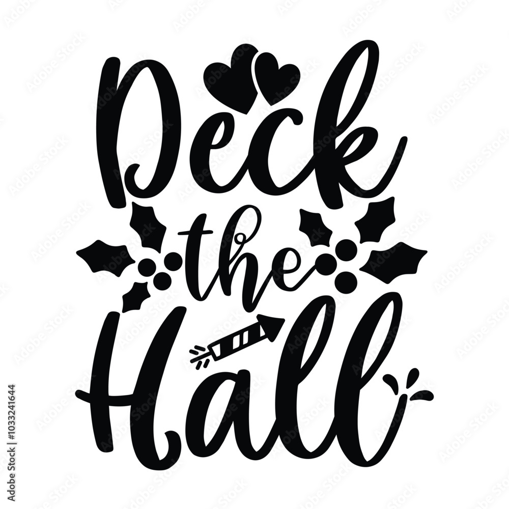 Obraz premium deck the hall