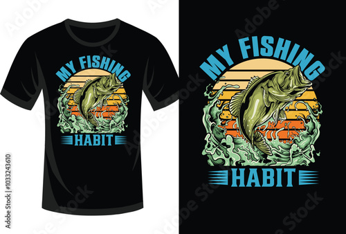 fishing t-shirt vector design vintage t shirt design for man