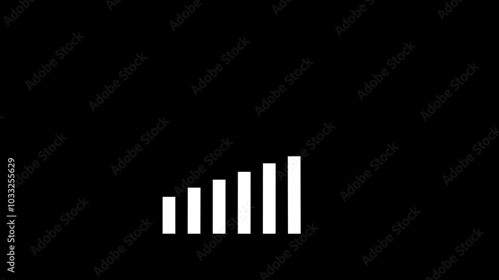 mini business graph chart black background mini business graph chart black background