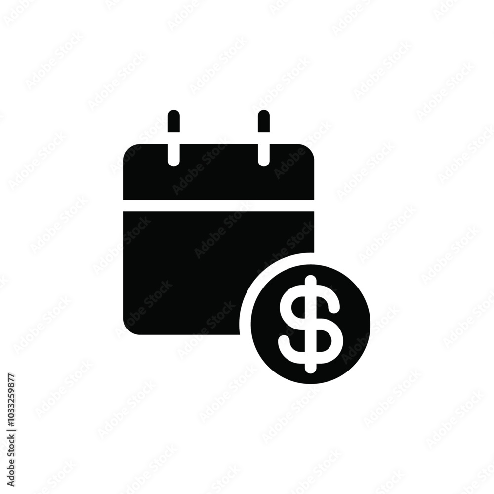Annuity due icon web design in vector Annuity due icon web design in vector
