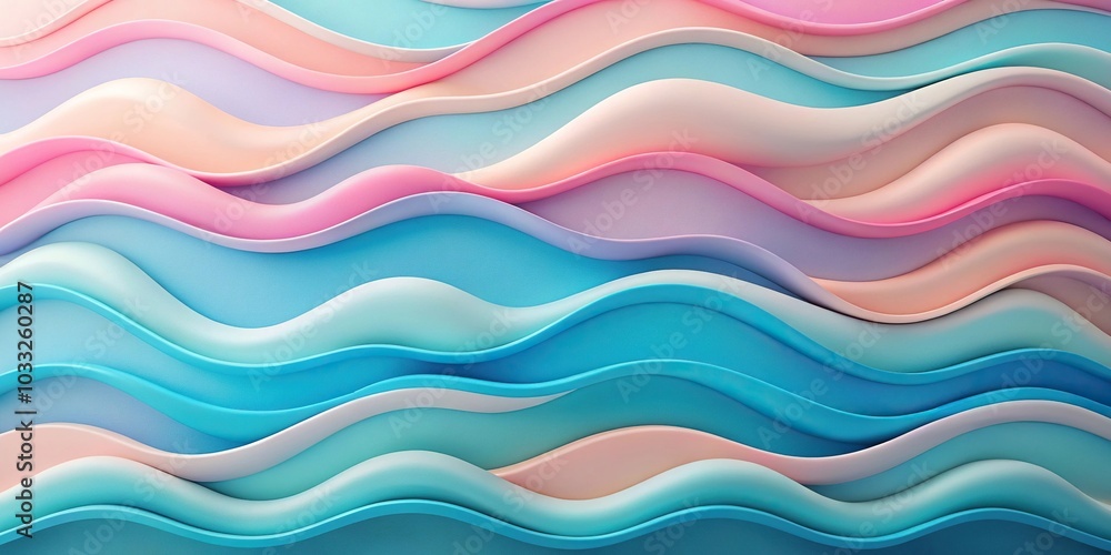 abstract blue pink beige wave background in soft pastel colors abstract blue pink beige wave background in soft pastel colors