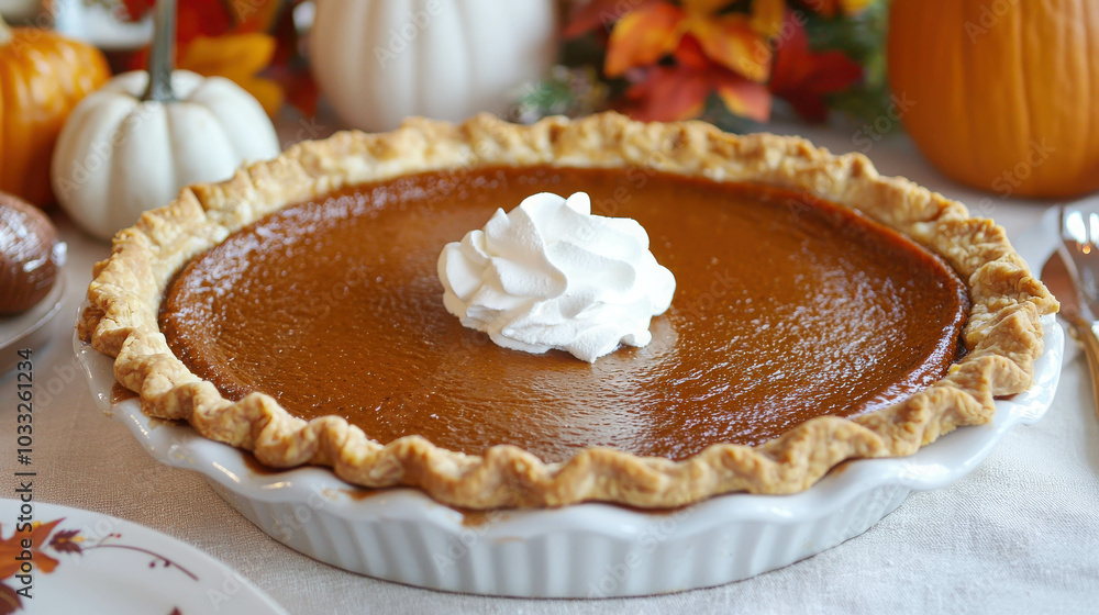 Classic Pumpkin Pie with Golden Flaky Crust Classic Pumpkin Pie with Golden Flaky Crust